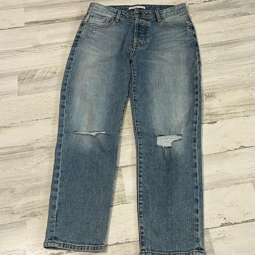 Fidelity Jimi Boyfriend Crop Jeans Size 26 NWT